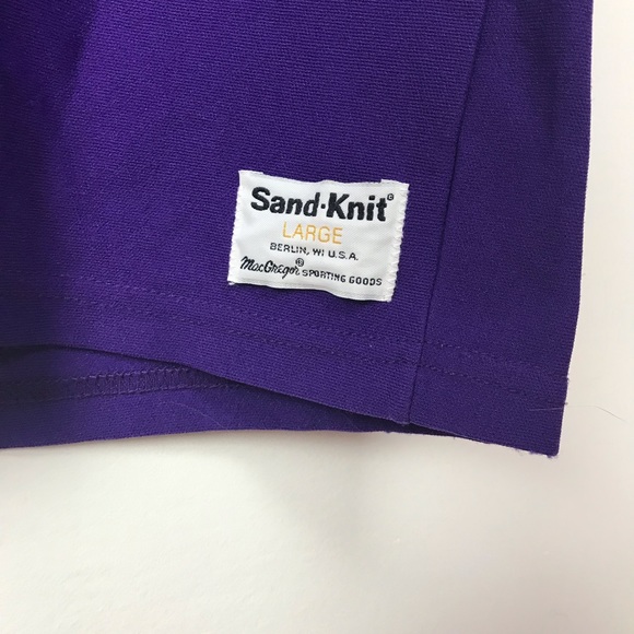 (SOLD) ‼️ Sand Knit Los Angeles Lakers Jersey 42 - Picture 8 of 8